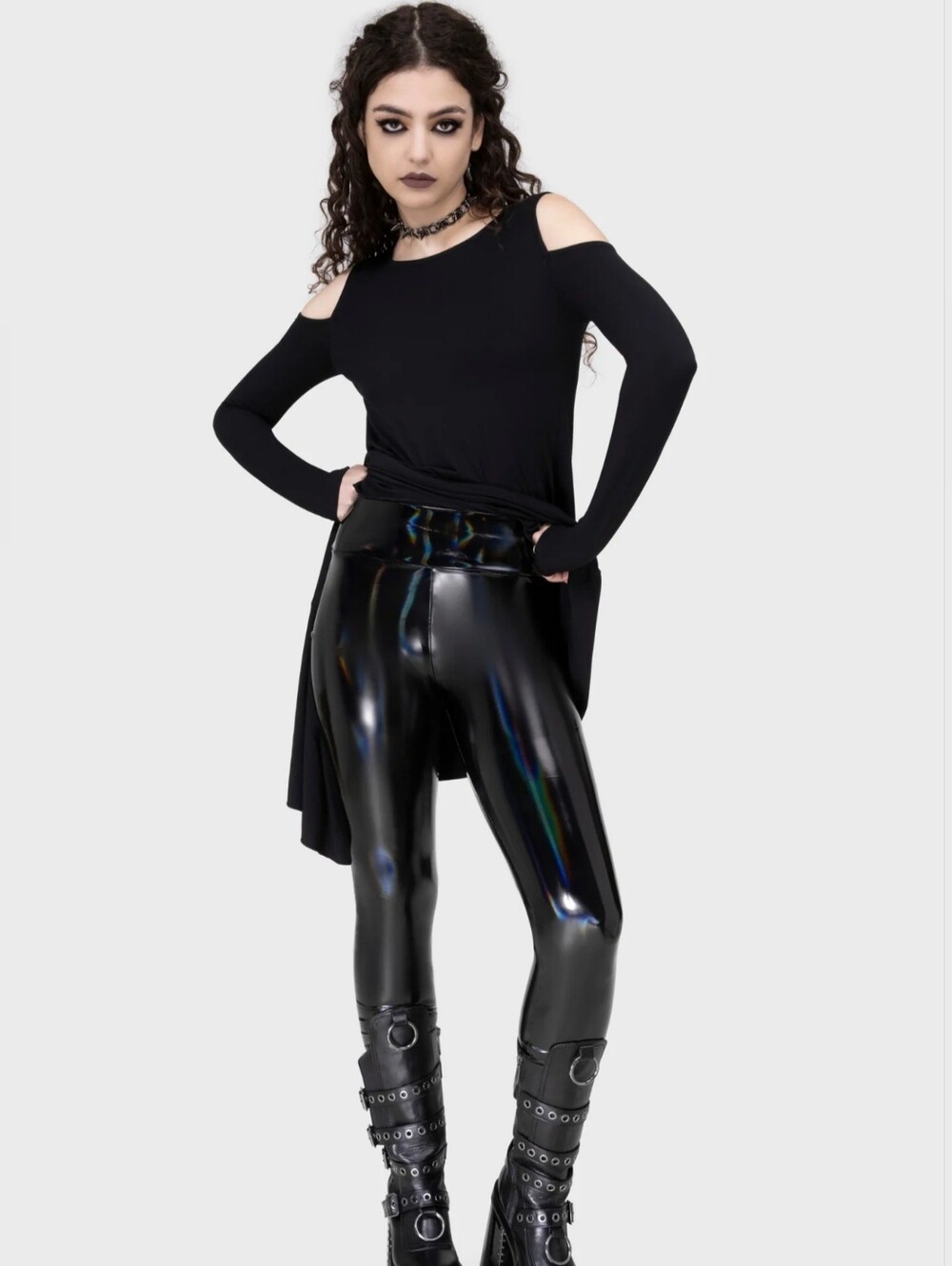 Killstar Darkwaves & Raves Leggings Women's Large